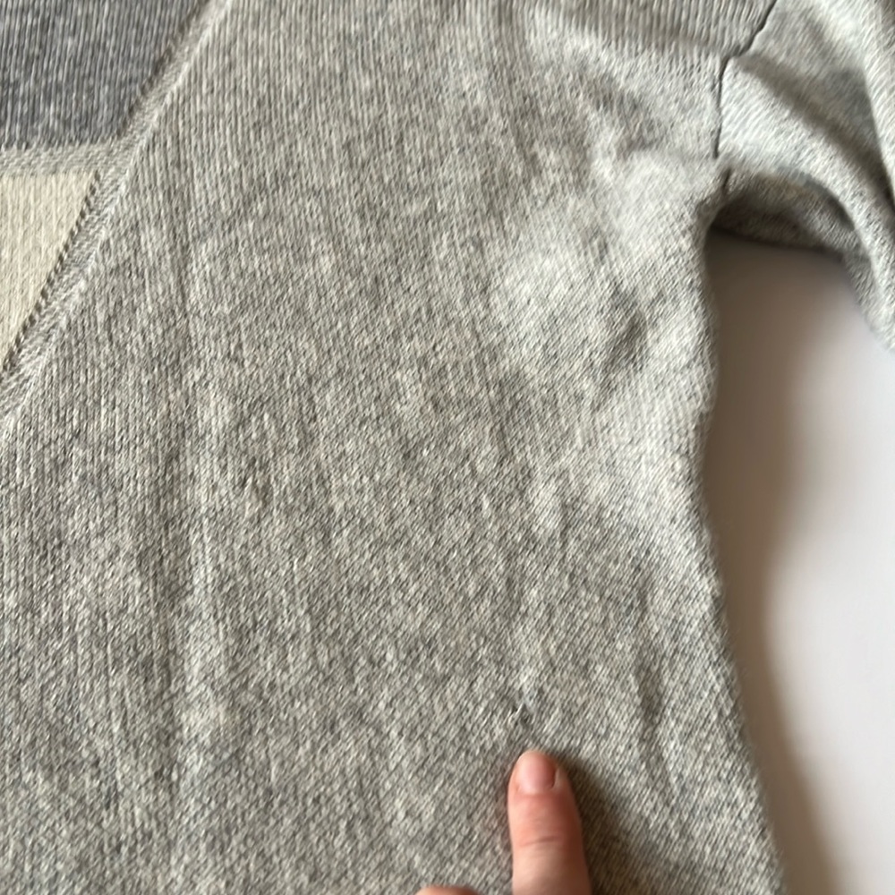 Vince Cashmere Wool Blend Colorblock Sweater Women’s Size Large Repairs - Picture 7 of 14